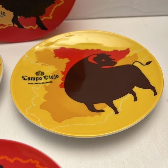 Campo Vieje Pure Spanish Character set of 3 hors d’oeuvre plates in box - Picture 4 of 6